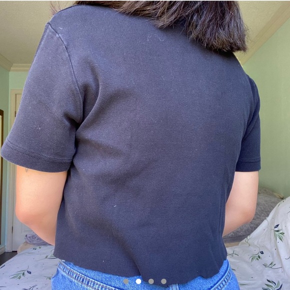 💙 Navy blue cropped top 💙 - Picture 2 of 4